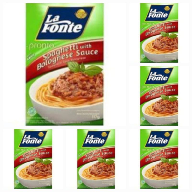 

La Fonte Spaghetti With Bolognese Sauce 117 Gr