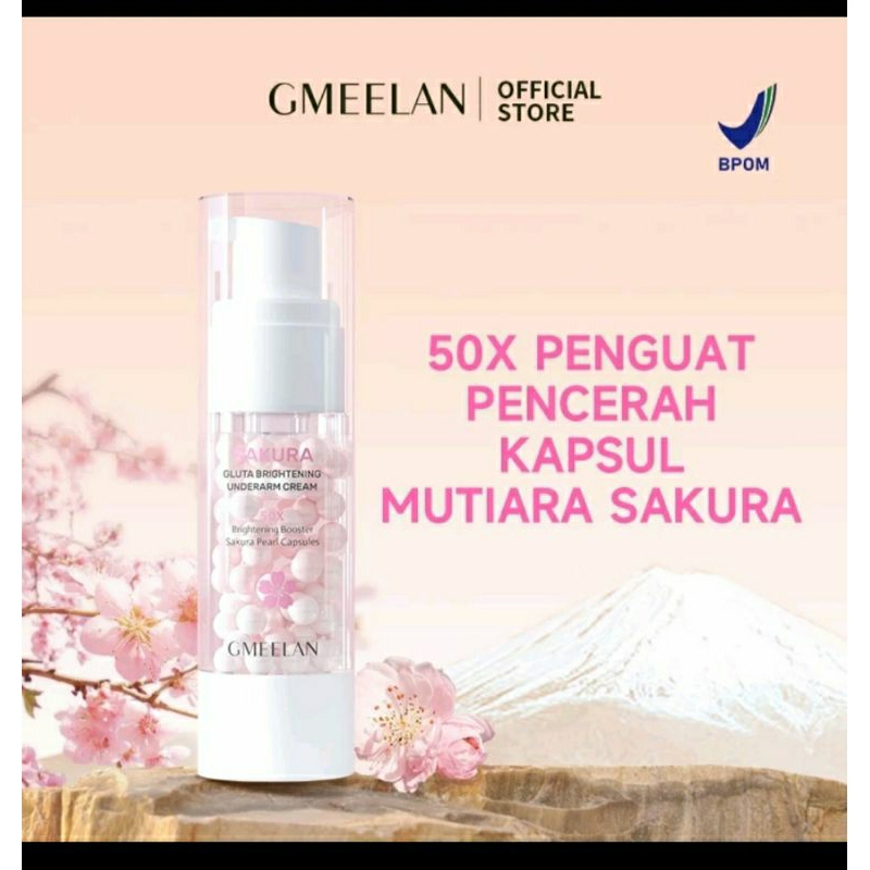 Gmeelan Sakura Gluta Brightening Underarm Cream