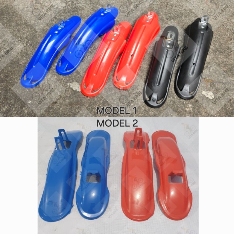 Mudguard Spakbor Sepeda Anak 12 Inch Plastik Warna
