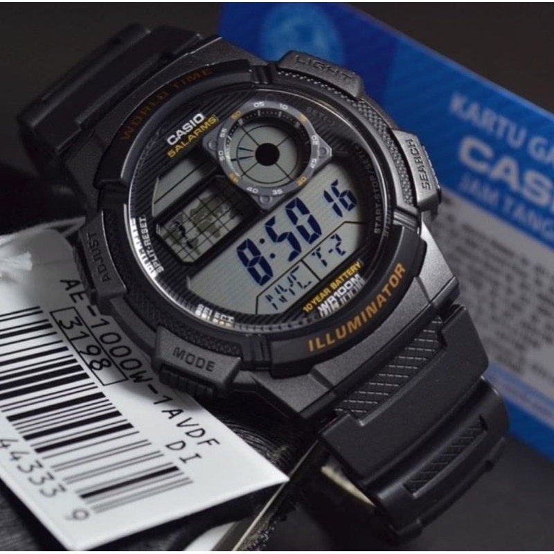 Jam Tangan Casio AE-1000W-1AVDF Original