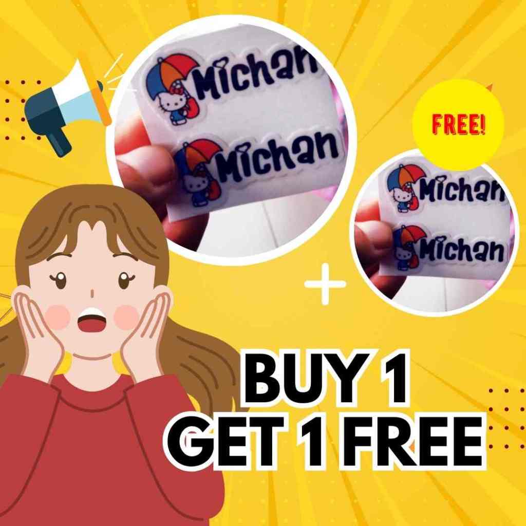 

Stiker Nama Sticker Nama Sticker Label Nama Custom Hello Kitty B BUY 1 GET 1 FREE [PURNAMA STICKER]