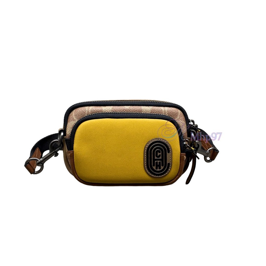 Coach Pacer Convertible Double Pouch In Colorblock Signature