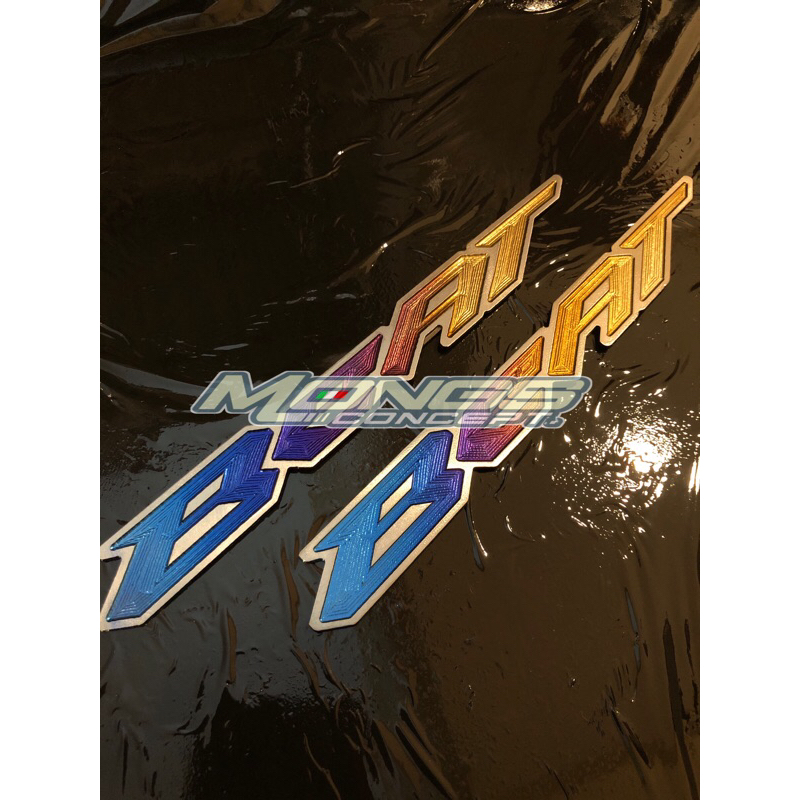 EMBLEM BODI TITANIUM HONDA BEAT