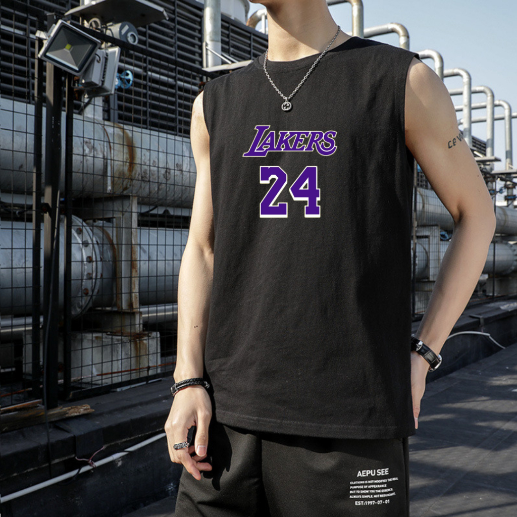 Singlet Pria Korean / Singlet Pria Dewasa Kekinian / Singlet Motif LAKES / Singlet Keren Habis / Lek