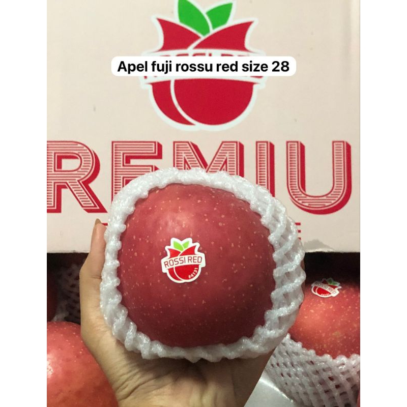 

buah apel fuji rossi red size 28