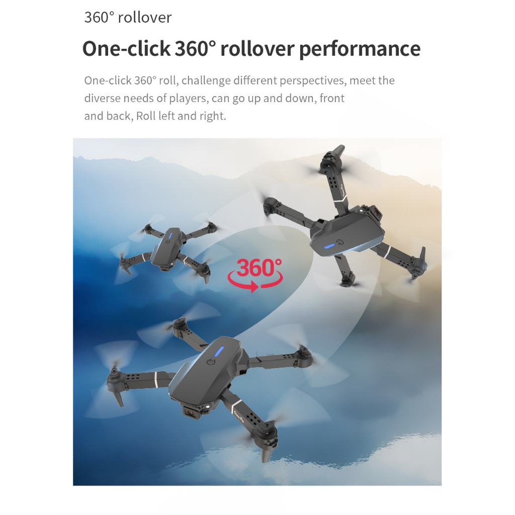 Promo Ready E88 PROMAXDrone E88 Pro 4k HD Cdrone kamera jarak jauh drone murah drone bekas drone