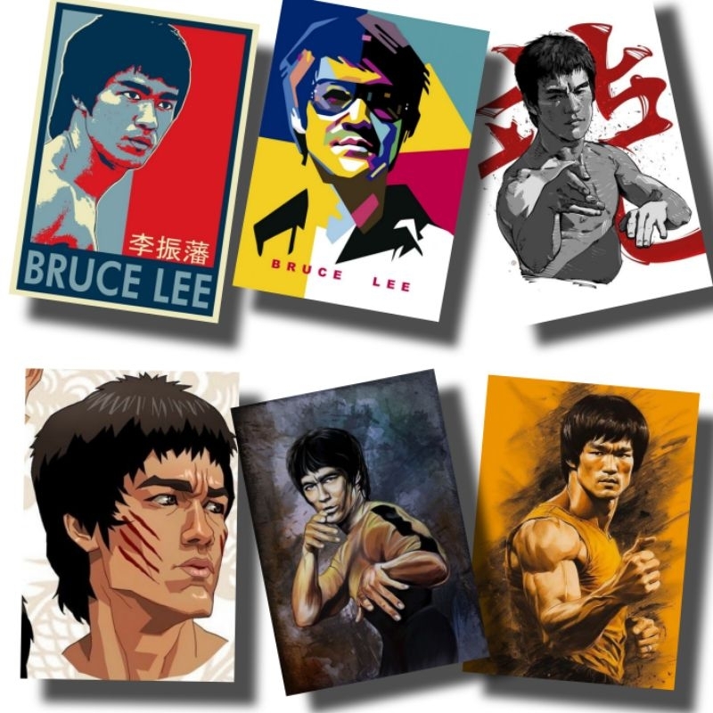 Poster dinding bruce lee size A3+