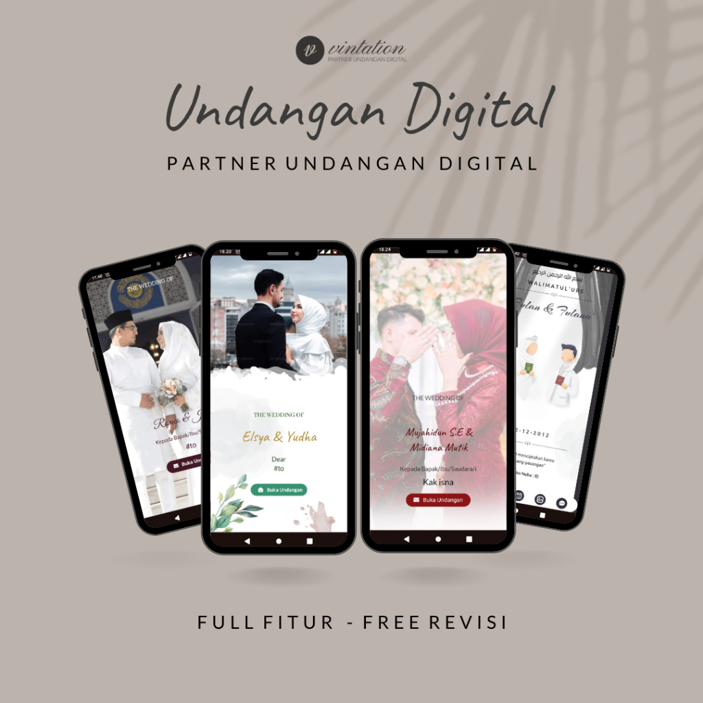 Undangan Digital Website Pernikahan | Website Undangan | Undangan Link