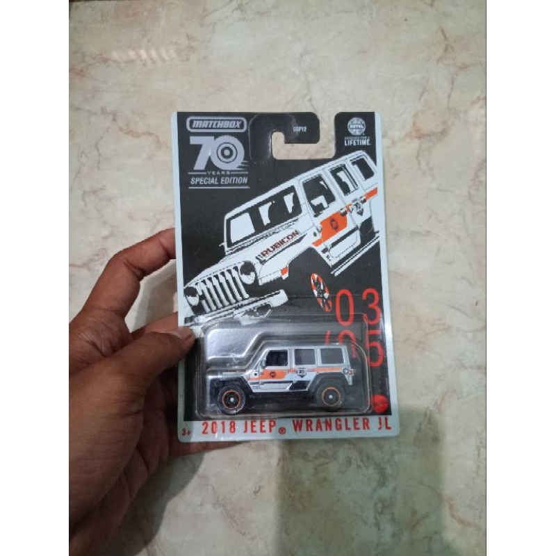 Jeep wrangler matchbox