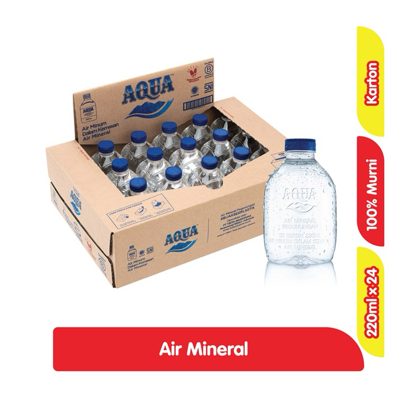 

Aqua Air Mineral 220 Ml 1 karton
