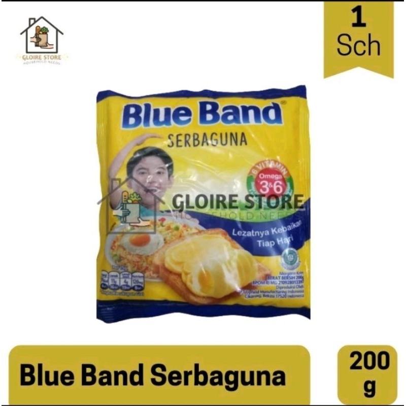 

BLUE BAND Serbaguna Margarine 200g Sachet (YN)