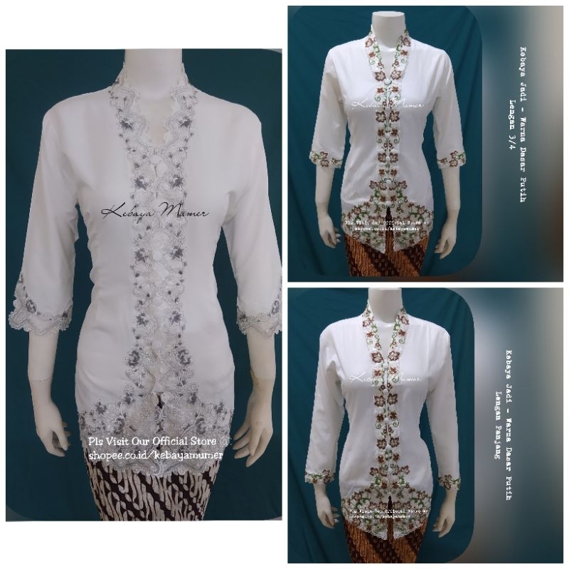 Kebaya Encim Modern. Kebaya Encim Jadi. Kebaya. Kebaya Bordir. Bali. Kebaya Putih
