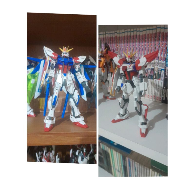 Hg Gundam Build strike dan Galaxy Cosmos Bandai