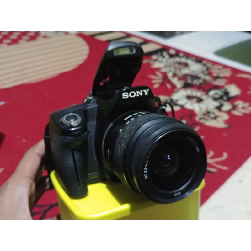 Kamera DSLR SONY Alpha A390 plus Lensa Murah