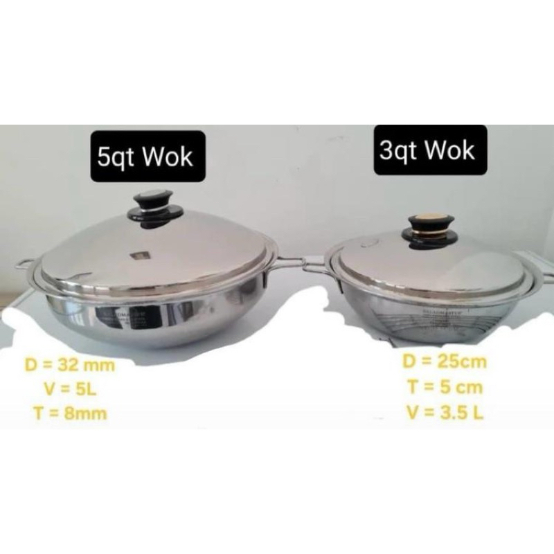Saladmaster Wok | Panci Saladmaster Tipe wok