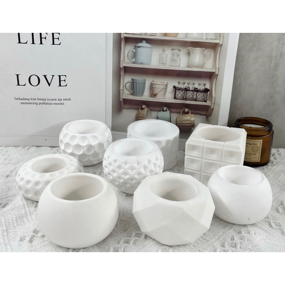 Sekar_Jenaka Malili Cetakan Silikon Cetakan Semen Cetakan Resin Cetakan Pot Mini Cetakan Pot Tanaman