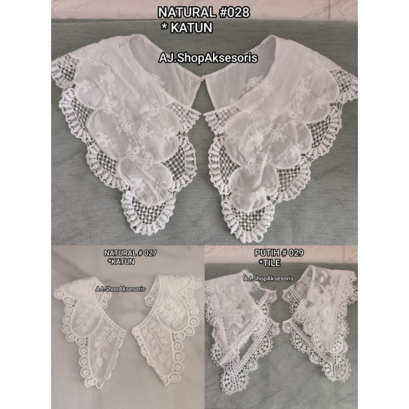 RENDA KERAH UNTUK. BAJU  WANITA