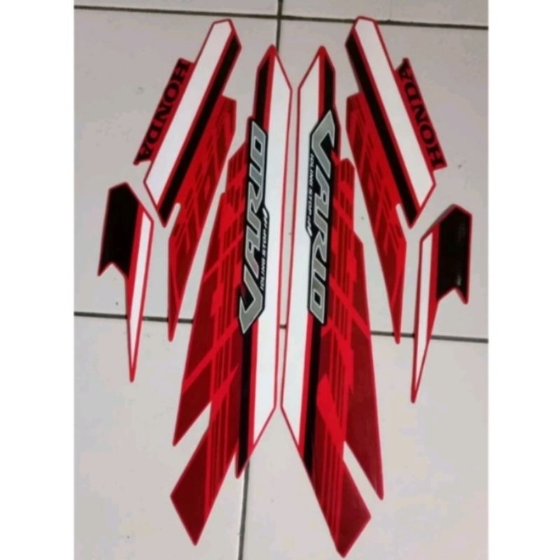 STRIPING STIKER STANDAR MOTOR VARIO 125 LED 2018 STICKER LIS LES BODI POLET VARIO 125 2018 BERKUALIT