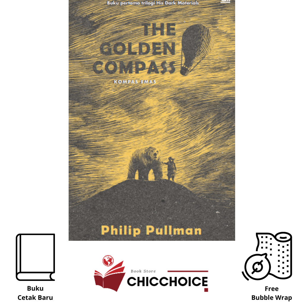 Buku Novel Kompas Emas - Philip Pullman ( Buku, Novel,Buku bacaan, Philip Pullman Novel Actions )