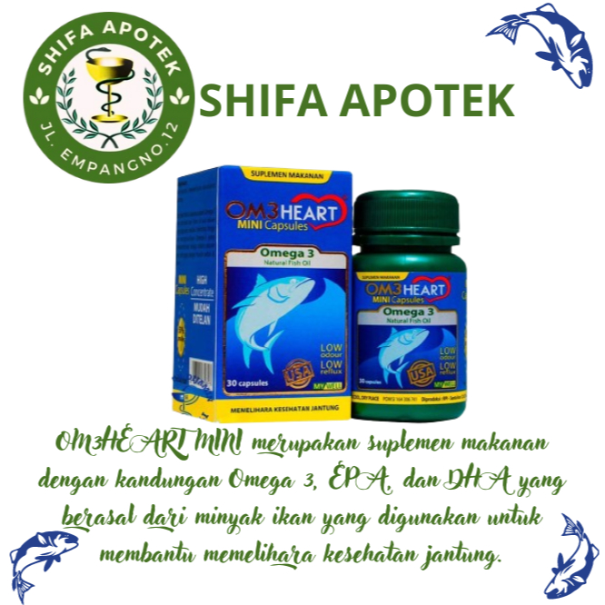 Om3Heart 30 Kapsul / OME3HEART