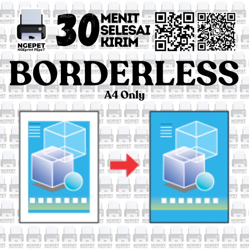 

CETAK DOKUMEN BORDERLESS