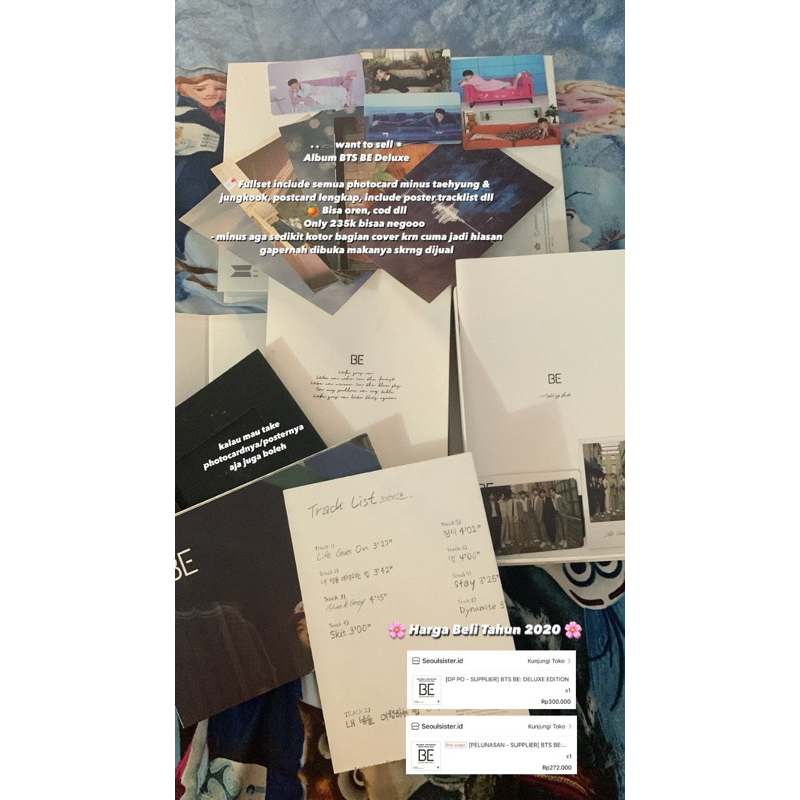 Album BTS BE Deluxe (Unsealed)