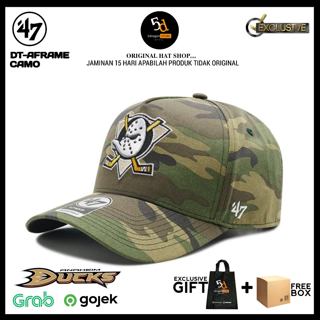 TOPI ORIGINAL 47 BRAND NHL ANAHEIM DUCKS CAMO GROVE DT