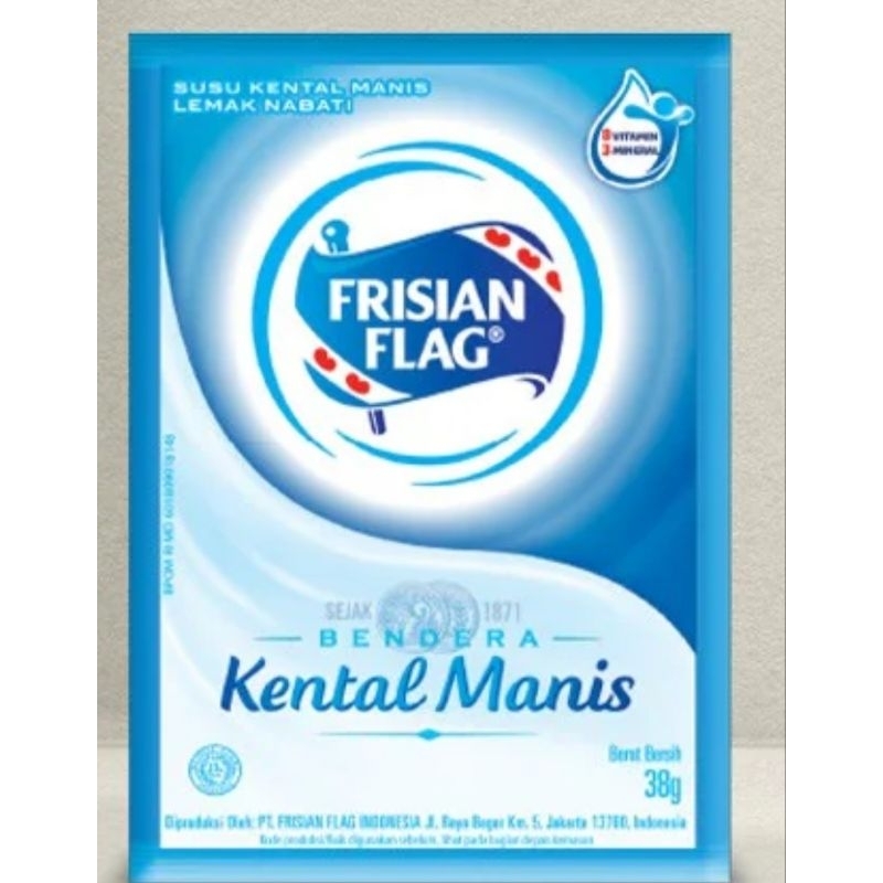 

frisian flag sachet 38gr ( 1renceng isi 6pcs)