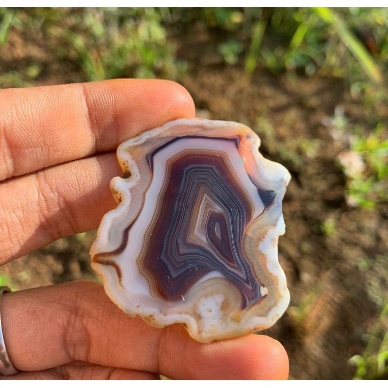 lempengan batu akik yaman dipoles