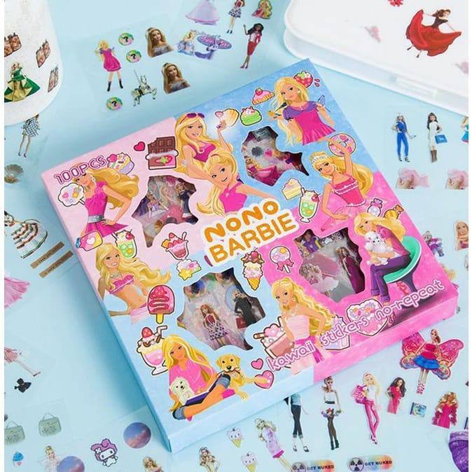 

Sticker Barbie 100 Lembar / Sticker Mainan Anak / Sticker Frozen