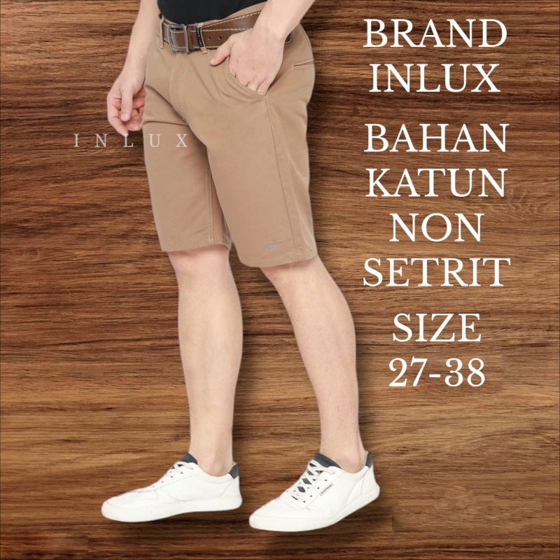 (COD) CELANA PENDEK KATUN/CELANA PENDEK BAHAN/CELANA PENDEK PRIA/CELANA