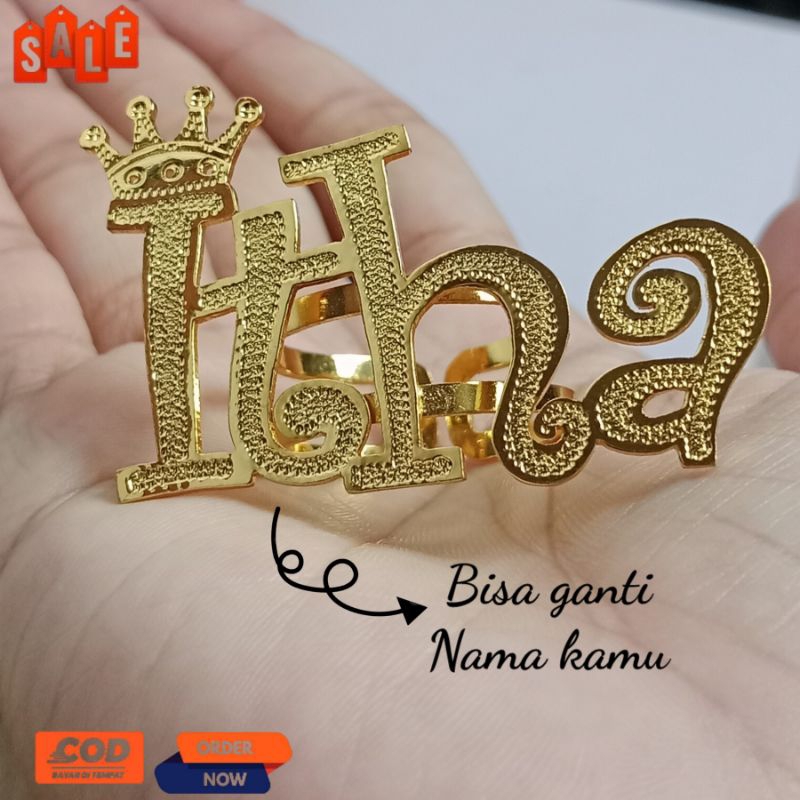 Bros Nama Custom Titanium Ring Hijab