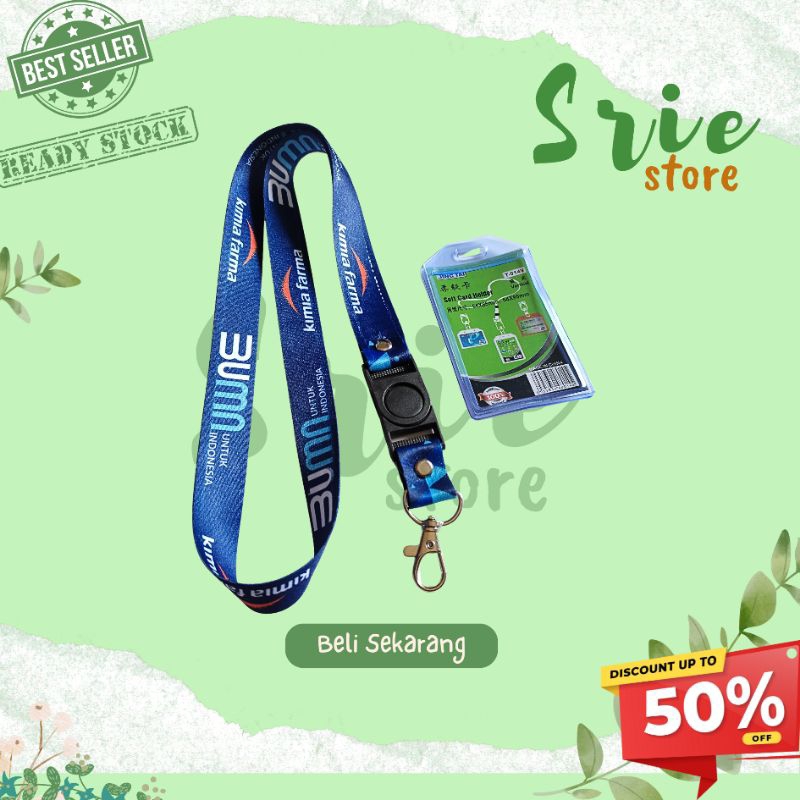 

TALI LANYARD KIMIA SATU SET / LANYARD KIMIA FARMA SATU SET HOLDER / KALUNG KIMIA FARMA