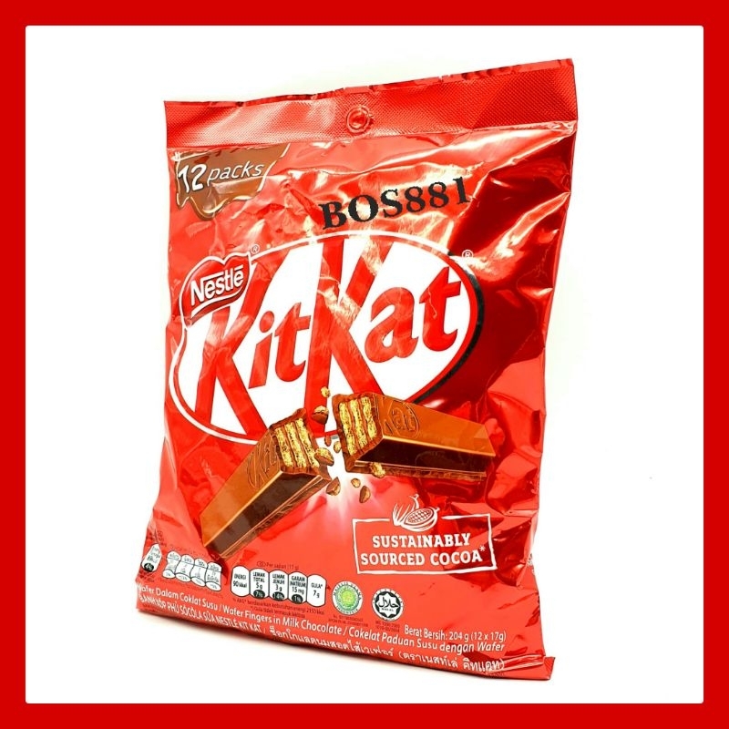 

Kitkat coklat wafer 170 gram isi 10pcs