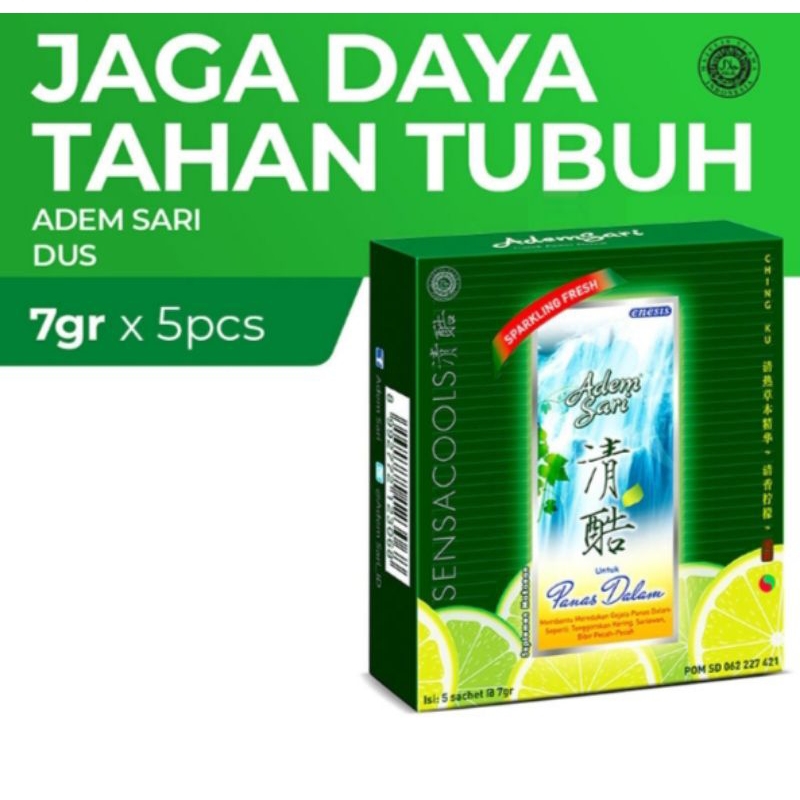 

Adem Sari Minuman Penyejuk 5 Sachet