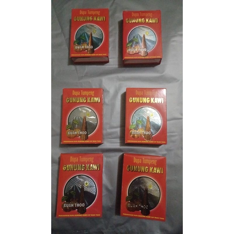 hio/dupa kerucut/dupa tumpeng buhur wangi gunung kawi merk buah thoo aromatherapi