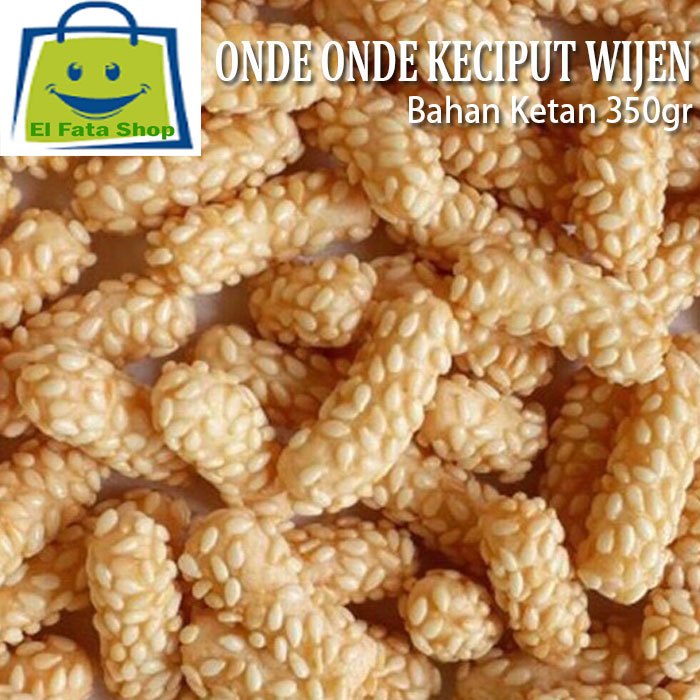 

Onde Onde Keciput Wijen Panjang Bahan Ketan Renyah Gurih 350gr Packing Lapis Kardus