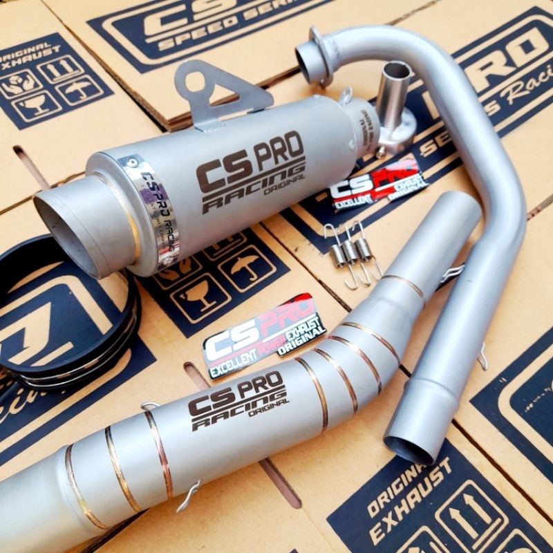 knalpot racing cs pro satria fu karbu satria fu fi knalpot jupiter jupiter mx mx king sonic vixion s