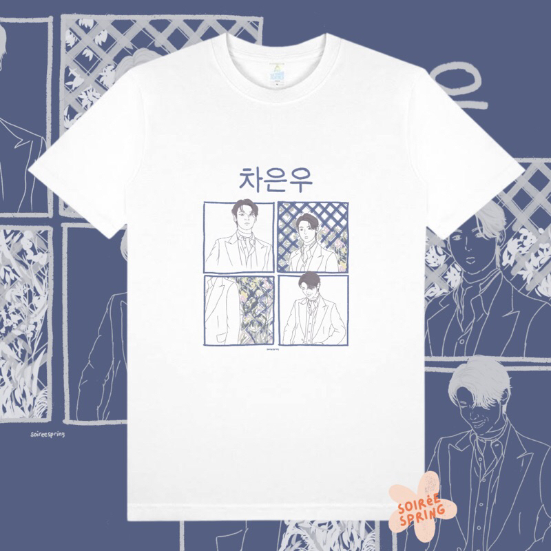 Cha Eun Woo T-Shirt Astro Tshirt Kaos ChaEunWoo
