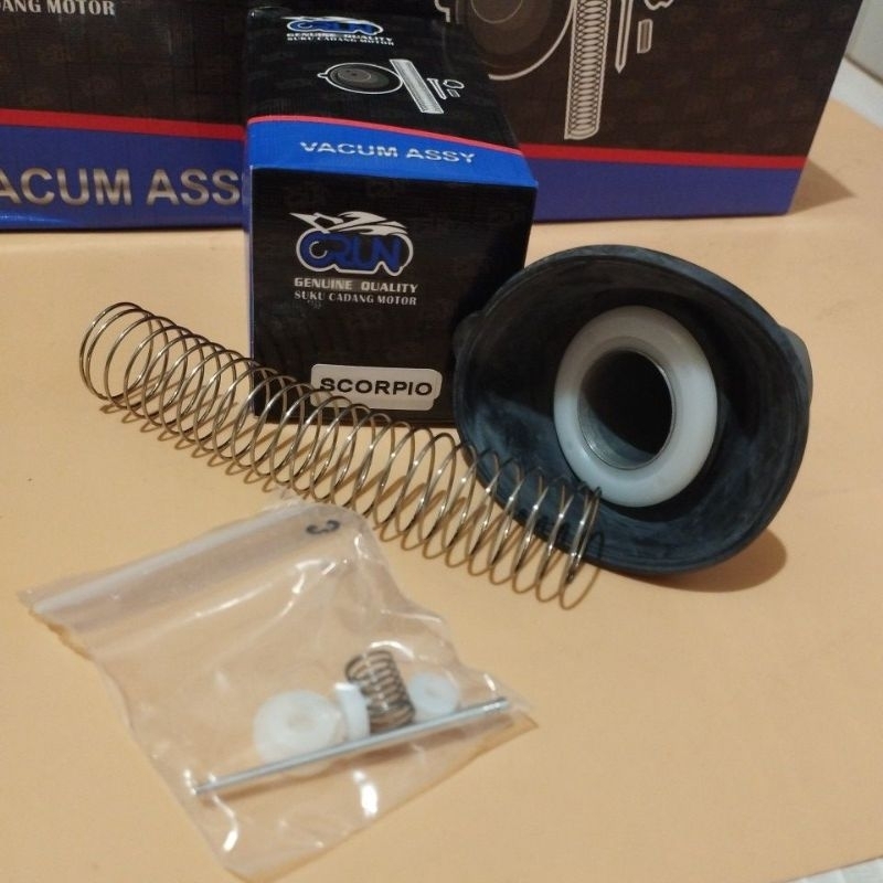 CRUN VACUM ASSY SCORPIO Z 5BP /KARET SKEP VAKUM KARBURATOR ORIGINAL