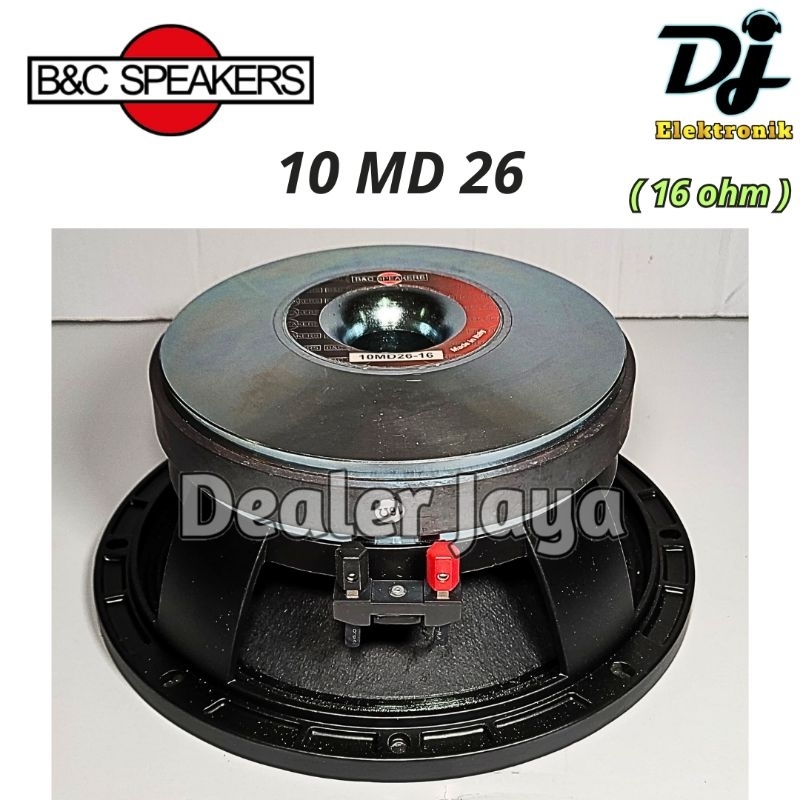 Speaker Komponen B&C / BNC 10 MD 26 / 10MD 26 / 10 MD26 / 10MD26 - 10 inch (16 ohm)