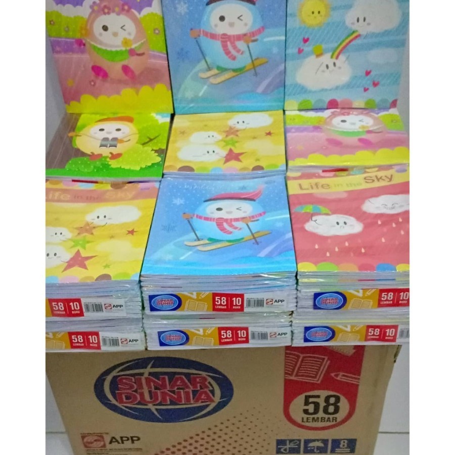 

Buku Tulis Isi 58 Lembar Merk Sidu