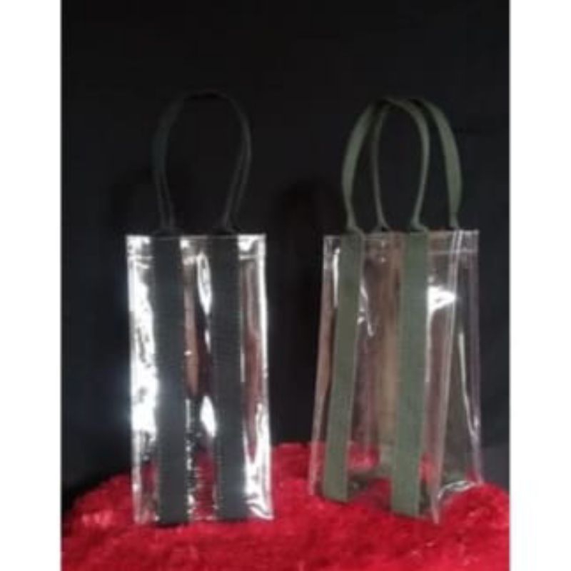 

tas botol mika, tas mika pvc