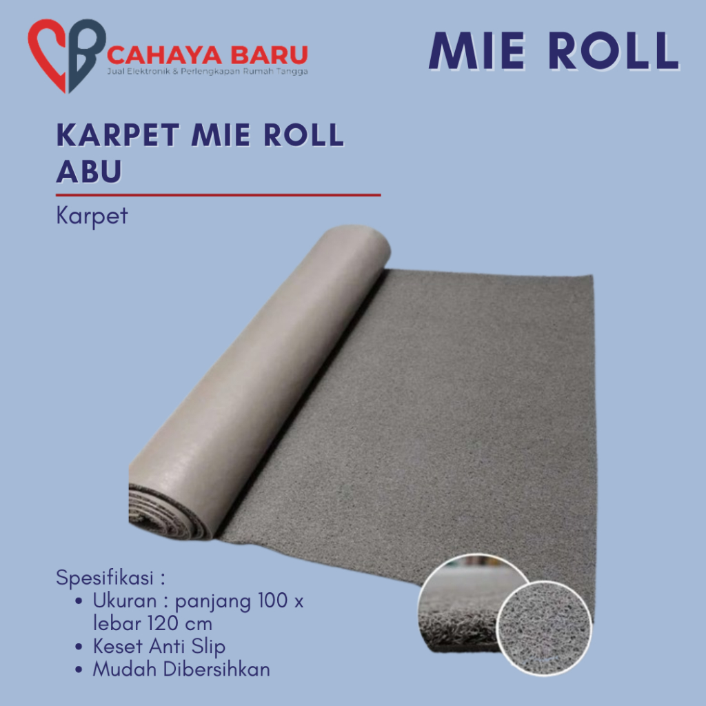 KARPET MIE ROLL ABU - KARPET MIE
