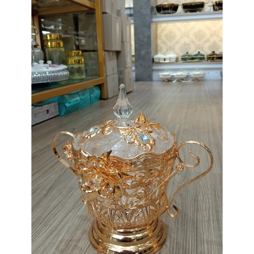 Set Toples Gold / Set Toples Sultan / Set Toples Turki Model Bunga