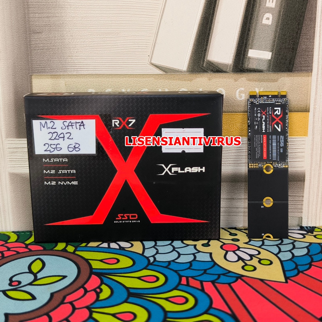 SSD RX7 M2 SATA 2242 SSD M.2 SATA SSD M2 2242 256GB RX7 RESMI