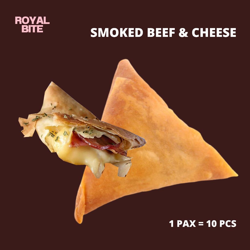 

FROZEN - KING SAMOSA SMOKED BEEF & CHEESE