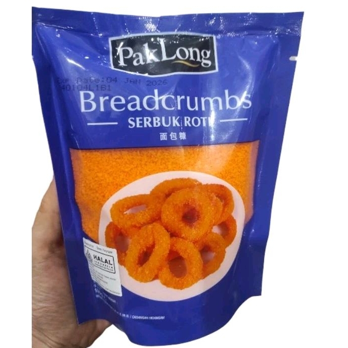 

Pak Long breadcrumbs serbuk roti 180gr import malaysia halal