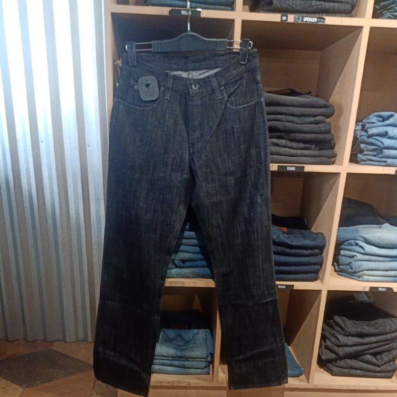 Wrangler Jeans ALASKA Black REGULAR STRAIGHT ORIGINAL