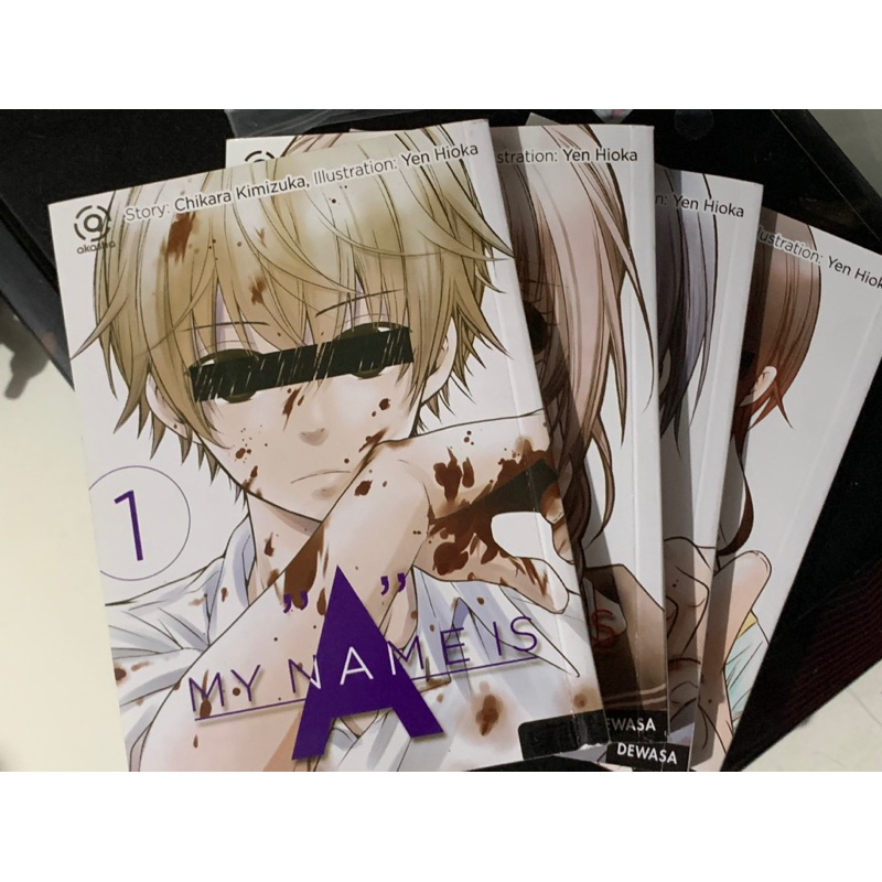 [preloved] my name is A manga 1-4